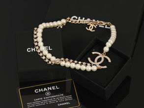 18K CC Pearls Necklace