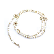 18K CHANEL CC Pearls Necklace