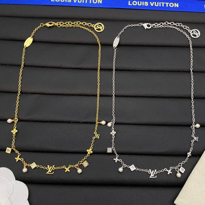 18K Louis Pearl Gold Necklace