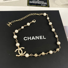 18K CC White Pearls Necklace