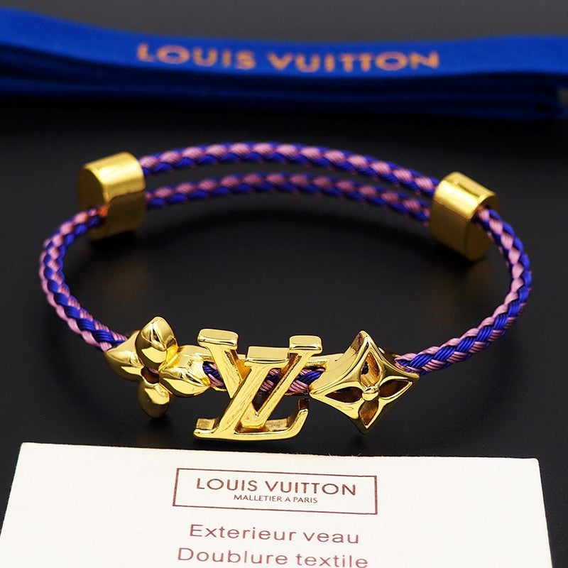18K Louis Monogram Purple Gold Bracelet