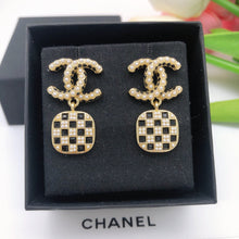 18K CHANEL CC Chain Earrings
