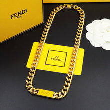 18K F Chain Necklace