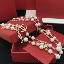 18K CC No.5 Star Long Pearl Necklace