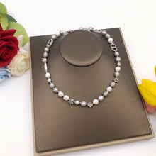 18K CC Pearls And Stars Necklace