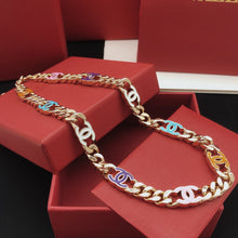 18K CC Color Chain Necklace