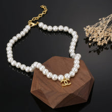 18K CC Pearls Necklace