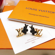 18K Louis Black Blossom Earrings