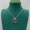 18K CC Black Star Gold Necklace