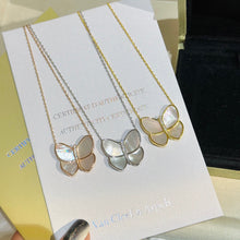18K Butterfly Pearl Necklace