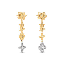 18K Louis Monogram Earrings