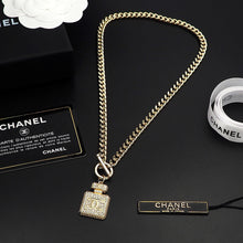 18K CHANEL Diamond Perfume Bottle Pendant Necklace