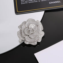 18K CHANEL Camellia Diamonds Brooch