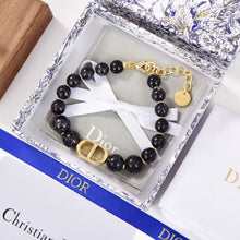 18K CD 30 Montaigne Black Pearls Bracelet