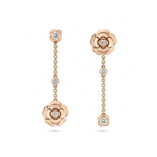 18K CHANEL Camellia Earrings