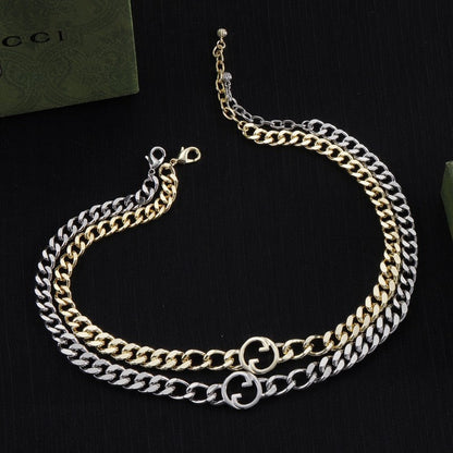 18K Double G Chain Necklace