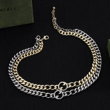 18K Double G Chain Necklace