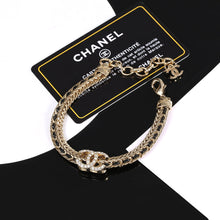 18K CHANEL Strass Chain Bracelet