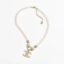 18K CHANEL CC Pearls Chain Necklace