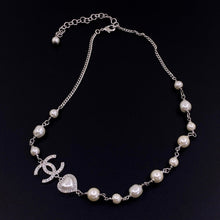 18K CHANEL Pearls Crystals Necklace