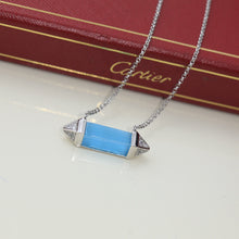 18K Cartier Les Berlingots De Cartier Blue Necklace
