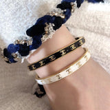 18K CC Open Cuff Bracelet