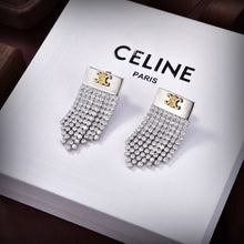 18K Triomphe Diamonds Tassel Earrings