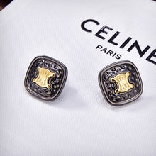 18K Celine Triomphe Earrings