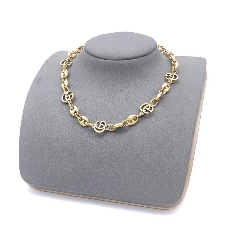 18K GG Interlocking G Twist Chain Necklace