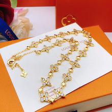 18K Louis Blooming Crystals Necklace