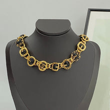 18K CC 2024 Leather Necklace