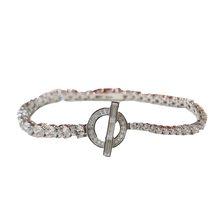 18K Hermes Finesse Link Diamond Bracelet