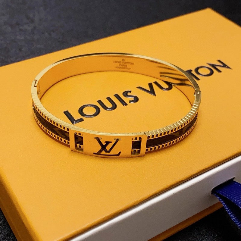 18K Louis Vintage Brown Gold Bracelet