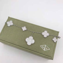 18K Magic Alhambra Five Motifs Diamonds Bracelet
