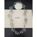 18K CC Crystal Bead Long Necklace