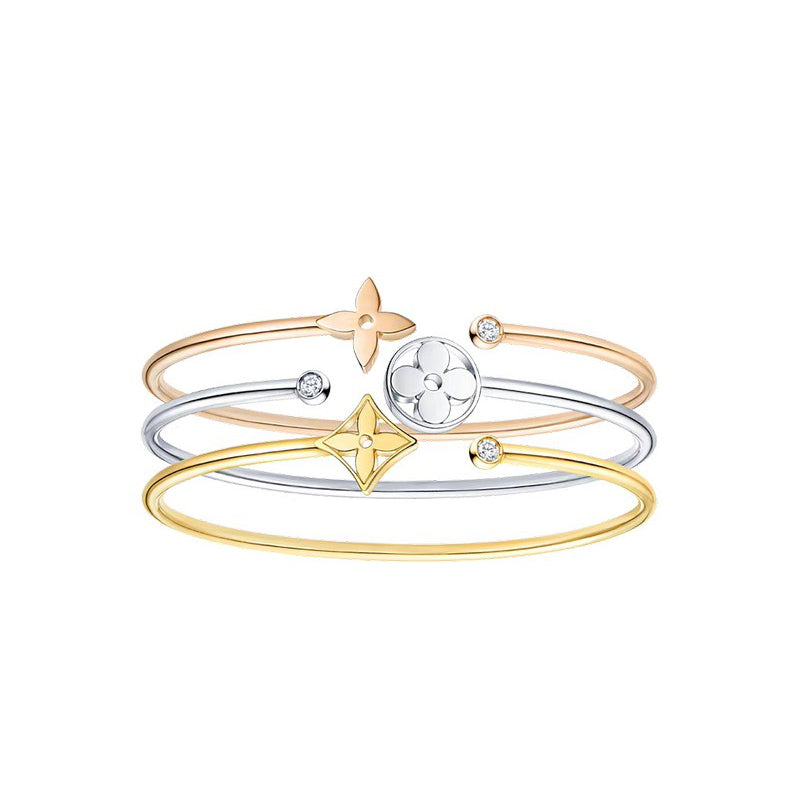 18K Louis Blossom Gold Bracelet