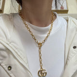 18K GG Gold Chain Necklace