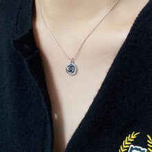 18K CC Round Logo Necklace