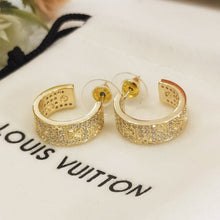 18K Louis Circle Earrings