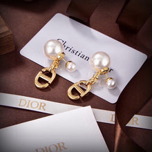 18K CD Pearls Earrings