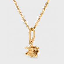 18K Celine Triomphe Solitaire Necklace