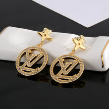 18K Louis Star Pendant Earrings