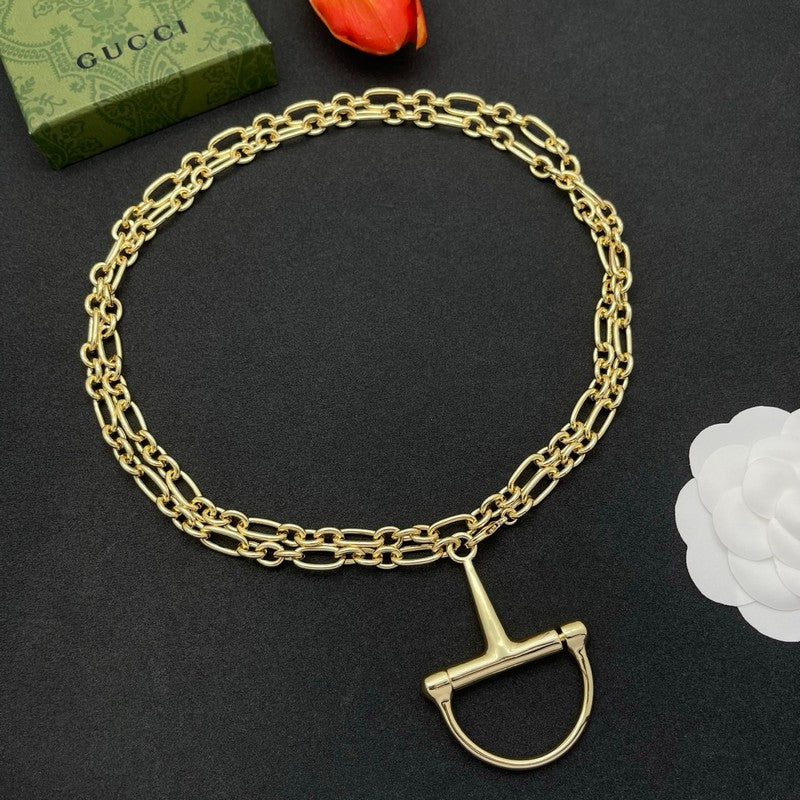 18K GG Gold Chain Link Necklace