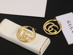 18K Double G Earrings