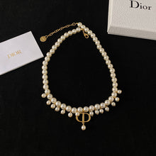 18K Dior CD Pearls Necklace