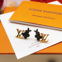 18K Louis Black Blossom Earrings