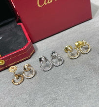 18k Cartier Juste Un Clou Diamonds Earrings