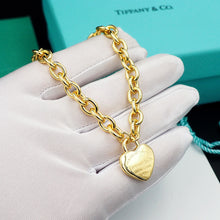 18K T Tag Chain Bracelet