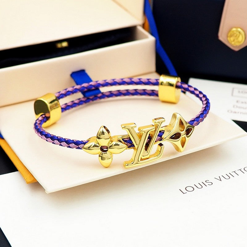 18K Louis Monogram Purple Gold Bracelet