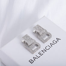 18K BB Hourglass Diamond Earrings